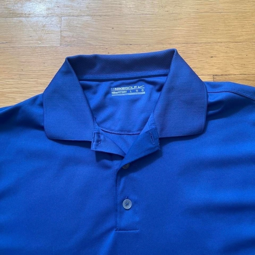 Nike Golf polo shirt in blue, Men's Large - Picture 2 of 7